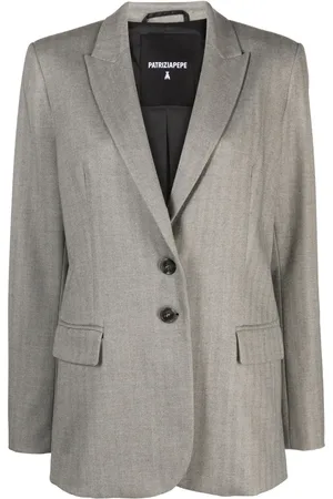 Patrizia Pepe Blazer con motivo de espiga y botones