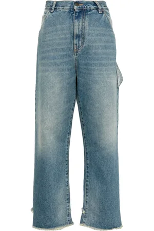 DARKPARK Jeans anchos con detalles rasgados