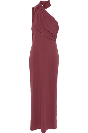 MAGDA BUTRYM Vestido largo con cuello esmoquin