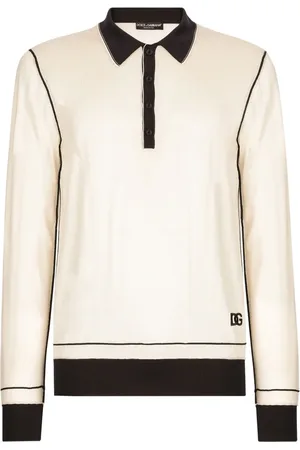 Dolce & Gabbana Playera tipo polo con logo bordado
