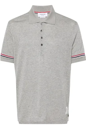 Thom Browne Playera tipo polo tejida