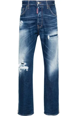 Dsquared2 Jeans rectos con rayas laterales