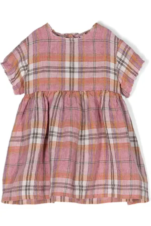 Il gufo Vestido con cuadros estampados