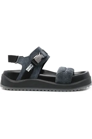 Premiata Sandalias de gamuza con suela gruesa