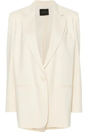 The Andamane Blazer con motivo de rayas diplomáticas y botones