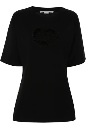 Stella McCartney Playera con aberturas