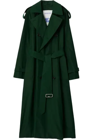 Burberry Gabardina larga de seda