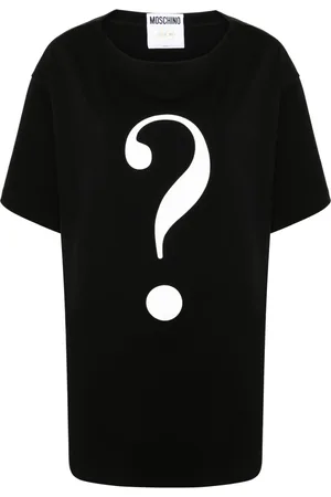 Moschino Playera con estampado Question Mark
