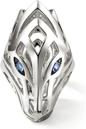 John Hardy Anillo Naga Saddle en plata de ley