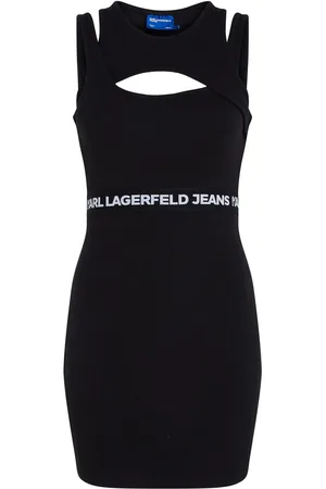 Karl Lagerfeld Vestido corto con capas escalonadas