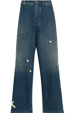 Maison Margiela Jeans rectos con tiro bajo