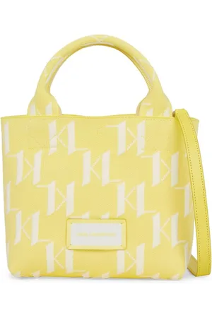Karl Lagerfeld Tote tejida K/Monogram pequeña