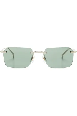 Dunhill Lentes de sol con armazón rectangular