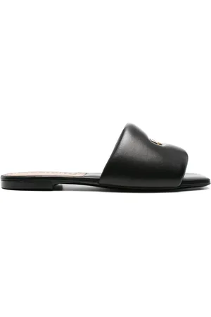 Moschino Sandalias con placa del logo