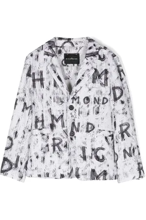 John Richmond Blazer con estampado de boceto