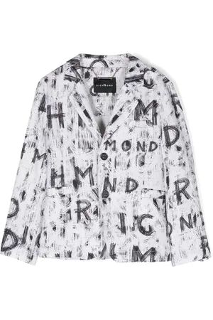 John Richmond Blazer con estampado de boceto
