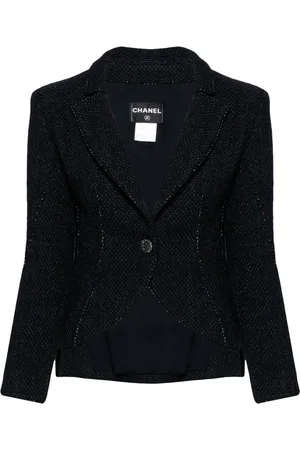 CHANEL Blazer de tweed con botones 1990-2000