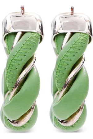 Bottega Veneta Arracadas con detalle retorcido