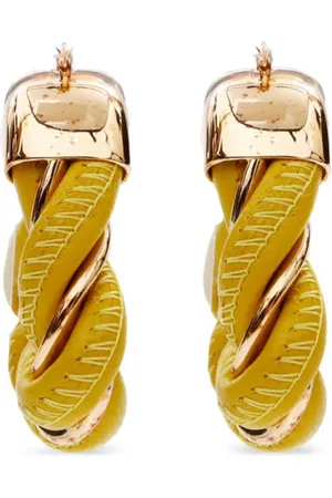 Bottega Veneta Arracadas retorcidas triangulares
