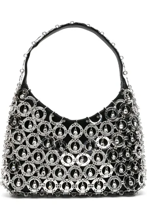 Paco rabanne Bolsa de hombro con detalle de cota de malla