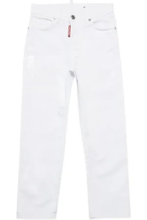 Dsquared2 Jeans rectos con aplique del logo