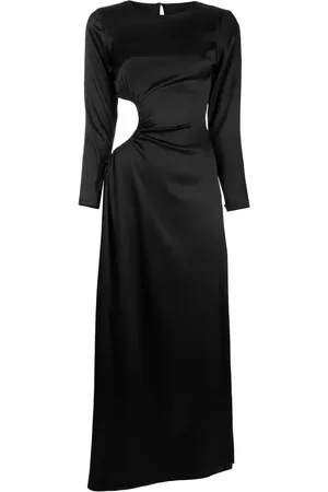 Cynthia Rowley Vestido largo de seda Striking