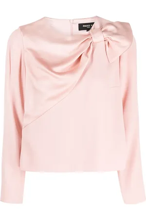 Paule Ka Blusa manga larga con detalle de moño