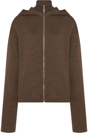 ROSETTA GETTY Hoodie tejida de x Violet Getty