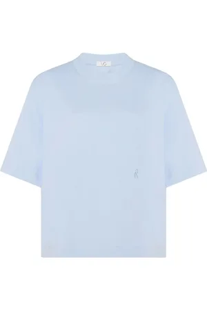 ROSETTA GETTY Playera con logo bordado de x Violet Getty
