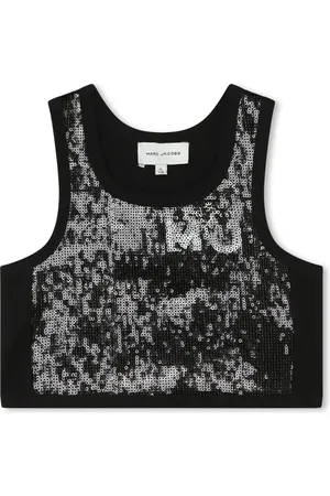 Marc Jacobs Top con detalle de lentejuelas