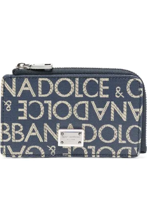 Dolce & Gabbana Tarjetero con logo en jacquard