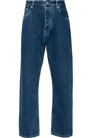 STUDIO NICHOLSON Jeans rectos con tiro bajo