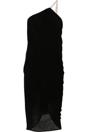 Chloé Vestido midi con hombro descubierto