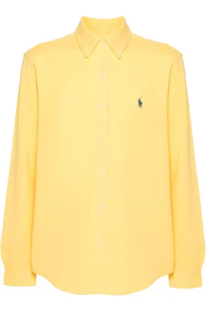 Ralph Lauren Camisa de piqué con logo bordado