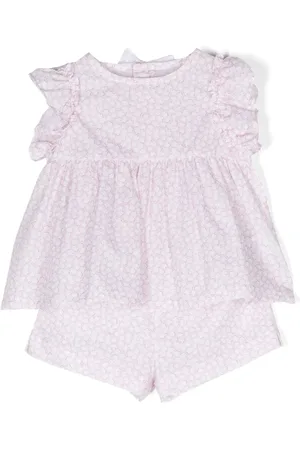 Il gufo Set de shorts con estampado floral