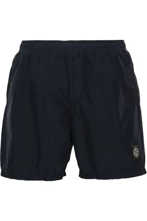 Stone Island Shorts de playa con parche Compass