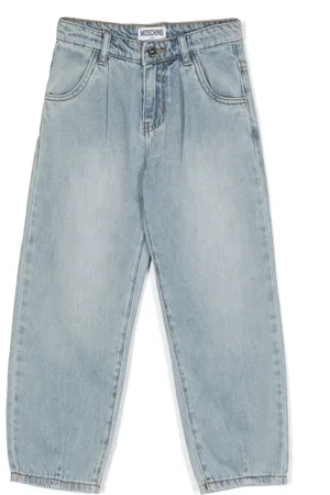 Moschino Jeans rectos con logo bordado