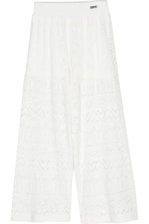 MONNALISA Pantalones rectos con corte láser