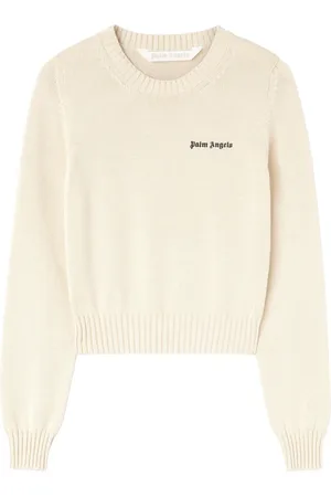 Palm Angels Suéter con logo bordado