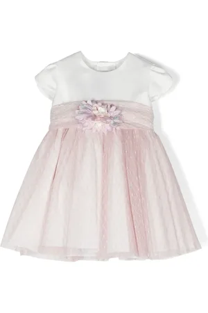 Amaya Vestido con cinturón y aplique floral