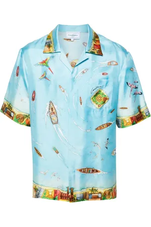 Casablanca Camisa de seda Maison Sur Piloti