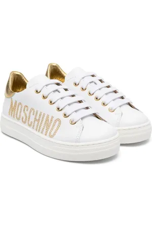 Moschino Tenis con logo y apliques