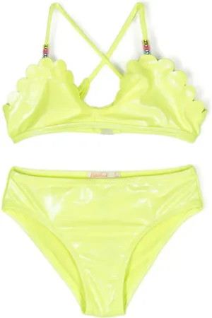 Billieblush Bikini festoneado con glitter