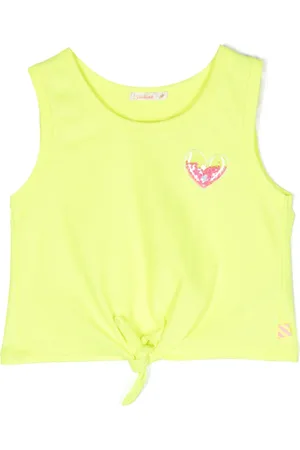 Billieblush Top tejido de canalé con corazón en 3D