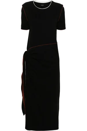LEMAIRE Vestido estilo playera estilo cruzado