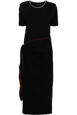 LEMAIRE Vestido estilo playera estilo cruzado