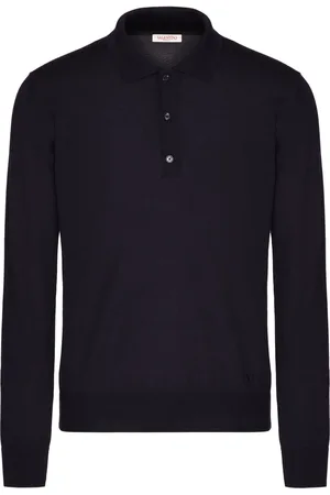 VALENTINO GARAVANI Playera tipo polo con bordado VLogo Signature