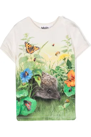 Molo Playera con jardín estampado