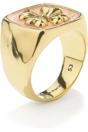 Goossens Anillo con sello Talisman Clover