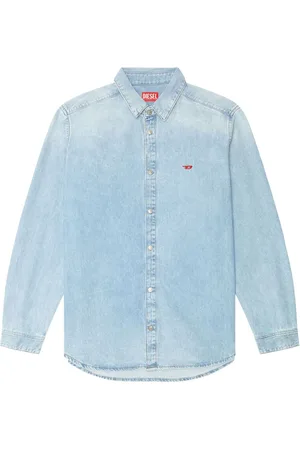 Diesel Camisa de mezclilla D-SIMPLY con logo bordado